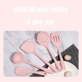 set di utensili in silicone da cucina